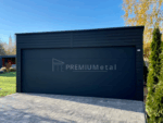 Fémgarázs 5,5m x 6m szekcionált kapuval ID 1 - Image 2