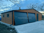 Fémgarázs PRÉMIUM 8m x 6m ID 4