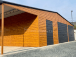 Fémgarázs PRÉMIUM 9m x 6m + 3m előtető boczna ID 6 - Image 2