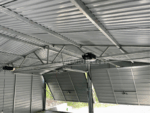 Fémgarázs PRÉMIUM 9m x 6m + 3m előtető boczna ID 6 - Image 3