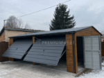 Fémgarázs PRÉMIUM 7m x 6m ID 9 - Image 3