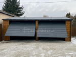 Fémgarázs PRÉMIUM 7m x 6m ID 9 - Image 4