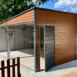 Fémgarázs PRÉMIUM 6m x 5,5m ID 10