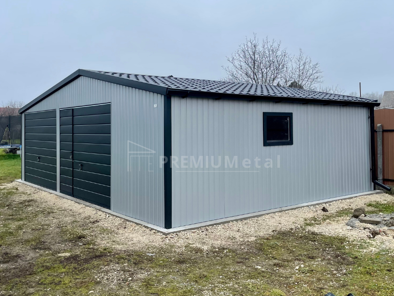 60 Fémcsarnok 8m x 6m ID 19 - Image 1
