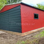 Fémgarázs PRÉMIUM 4m x 8m ID 22